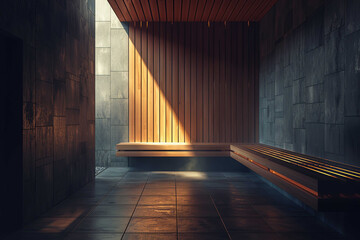 Sauna interior