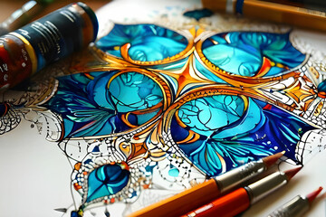 Fototapeta premium traditional thai art