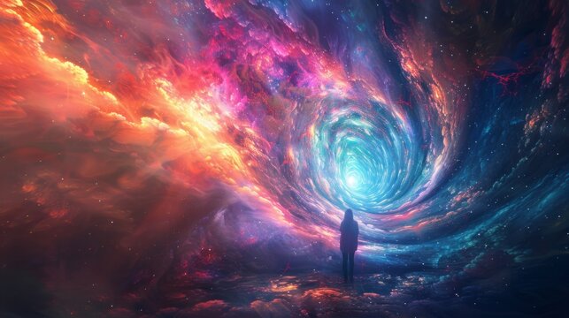 Journey from Childhood Trauma to Adult Healing Abstract Art