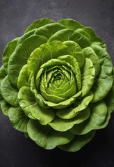 Fototapeta premium a lettuce in editorial photography
