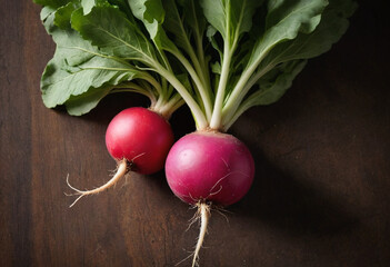 a radish in editorial photography