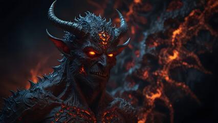 Realistic Demon Astaroth Artwork