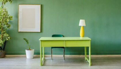 green chair and table,interior, room, sofa, furniture, home, living, wall, chair, 