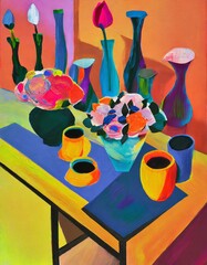 still life with flowers 