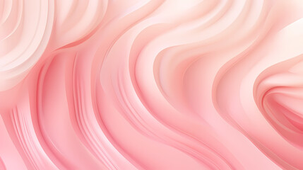 Obraz premium Soft Pink Waves Abstract Artwork