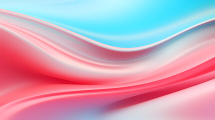 Obraz premium Abstract Fluid Art in Vibrant Pink and Blue Tones