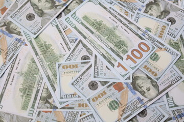 US dollar bills background