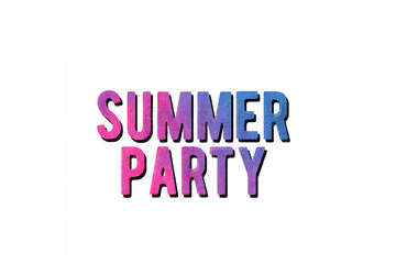 Summer Party Sublimation T shirt design
