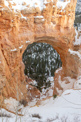 Photos taken at Bryce canyon in February of 2024 arch rock photos as well as landscape