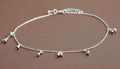 A-Dainty-Anklet-Crafted-From-Sterling-Silver-And-A-