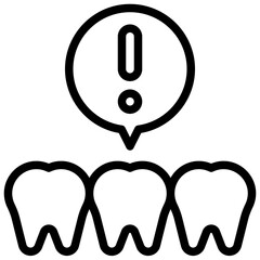 DENTALCARIES,teeth,alert,exclamation,Dentalcare.svg