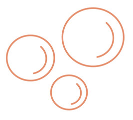 Linear icons representing beauty and aesthetics services, makeup, skincare, haircare, and wellness. Beauty salons