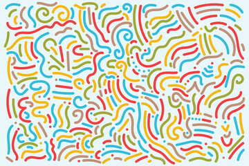Obraz premium Abstract minimalism shapes colorful, gray background