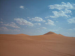 sand dunes in the desert