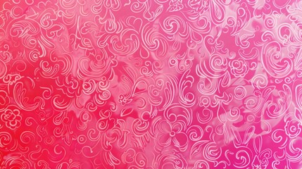 bright pink drawing paper, gradient barely visable exquisite ornate patterns