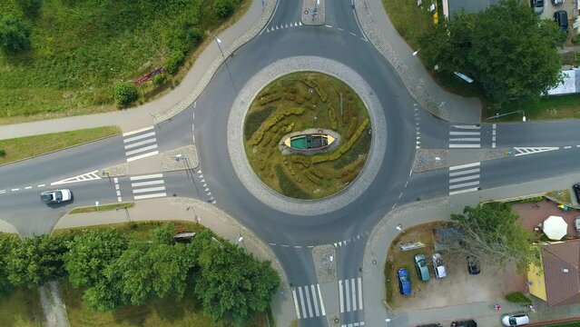 Rondo Boat Mrzezyno Lodka Aerial View Poland