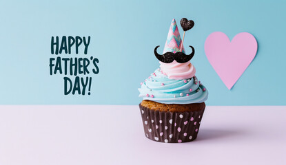 Happy father's day cupcake