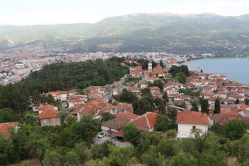 Fototapeta na wymiar The View Of Ohrid and Ohrid Lake