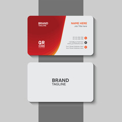 Vector modern and professional business card template design