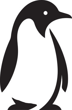 recommend clip art: simple silhouette of penguin