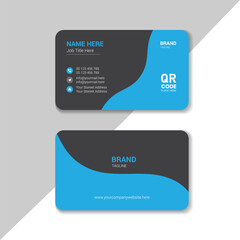Vector modern and professional business card template design