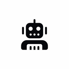 Robot AI User Chatbot icon