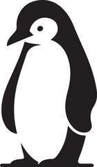 simple silhouette of penguin (90).eps