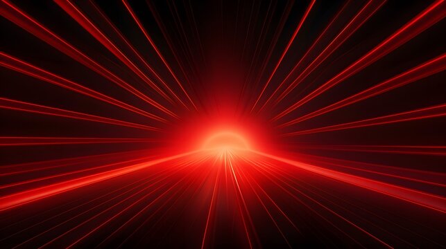 Radial red light through the tunnel glowing in the darkness for print designs templates, Advertising materials, Email Newsletters, Header webs, e commerce signs retail shopping, advertisement business