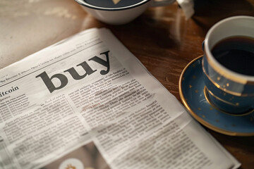 buy bitcoin in newspaper