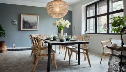 dining room interior with table,interior, table, room, chair, home, furniture, chairs, 