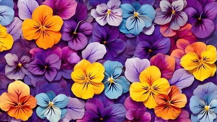 rainbow's colors. Multicolored flower pattern with a textured backdrop. blossoms with violets. background with a floral texture. natural abstract violet design with various colors. background with a p