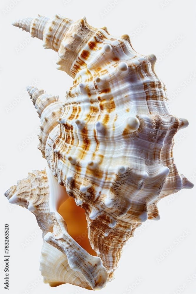 Poster Close up of a shell, suitable for various design projects