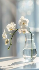 orchid in a vase