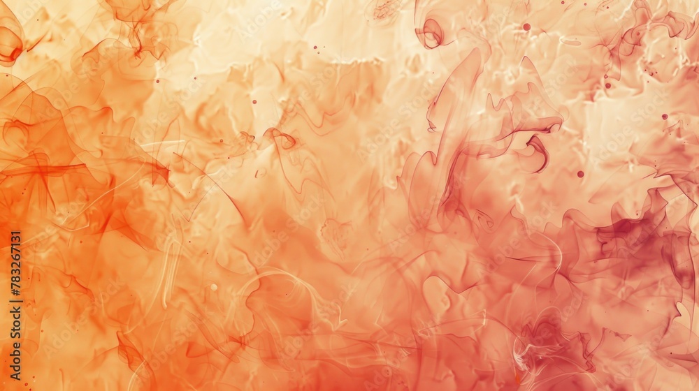 Poster close up of a red and orange substance. ideal for scientific or abstract backgrounds