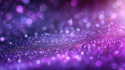 A vibrant purple and black background filled with bubbles. Perfect for adding a pop of color to...