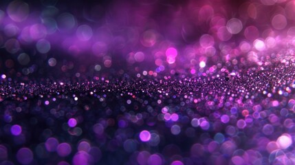 A vibrant purple and black background with numerous lights. Perfect for adding a pop of color to any project