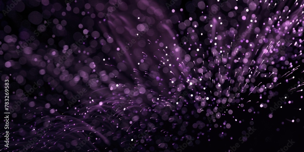 Poster close up of lights on a black backdrop, suitable for various design projects
