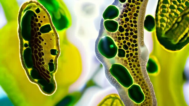 Cells under the microscope