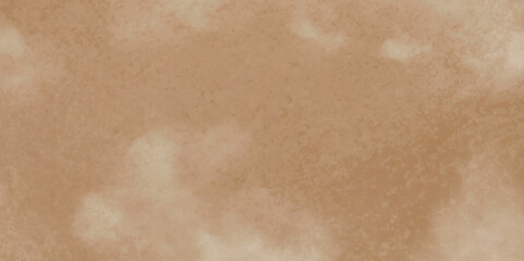 Modern Brown seamless stucco texture. Old seamless grunge vintage aged paper texture. Watercolor Grungy Paint. Sky Aguarelle Texture. White powder explosion isolated on Brown background.