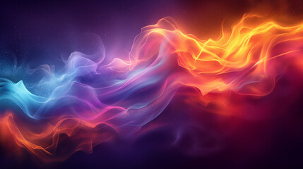 Colorful abstract fire smoke background.