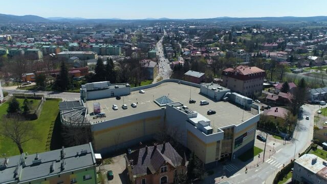 Gallery Shopping Center Sanok Aerial View Poland