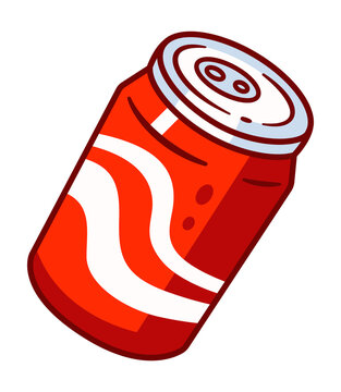 recommend clip art: Cola can illustration. Soda can sticker