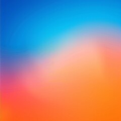 Obraz premium Blurry orange and blue background