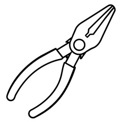 pliers background vector illustrating