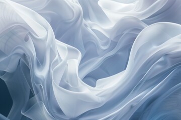 Obraz premium Abstract Silk Texture with Smooth Waves and Elegant Flow