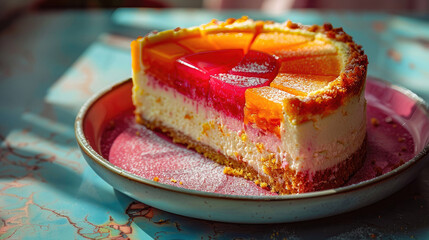 A slice of cake, flavors concept, generative ai - 783285755