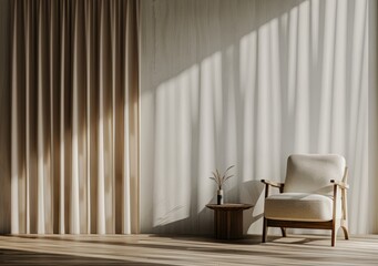 Fototapeta premium chair in the interior for relaxation.