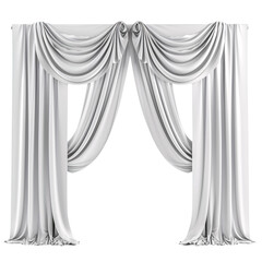 curtain element_hyperrealistic_hyper detailed_isolated on transparent background