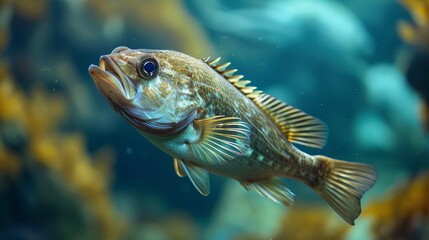 Fototapeta premium sea fish underwater.