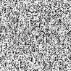 Monochrome texture composed of irregular graphic elements. Distressed uneven grunge background. Abstract vector illustration. Overlay for interesting effect and depth. Isolated on white background.
